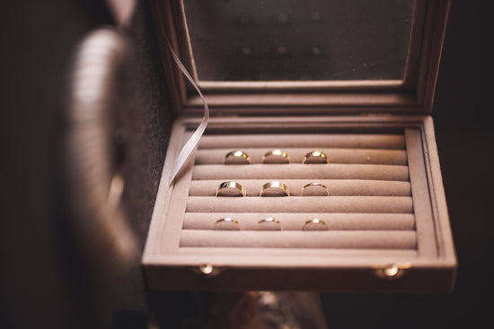 9 examples of white gold wedding rings at pulteney court wedding venue 