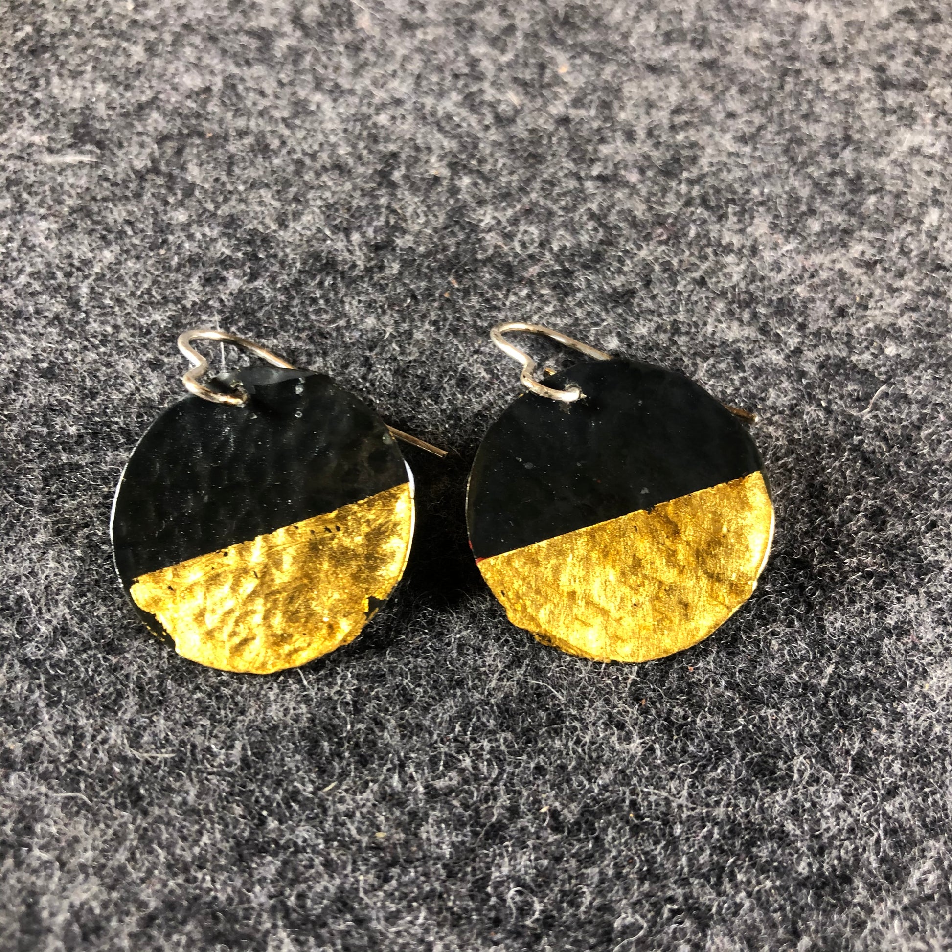 Oxidised Silver & Gold Fuchsia Earrings by Nettie Birch – Lakeland Arts